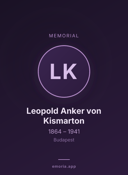 Memorial portrait of Leopold Anker von Kismarton