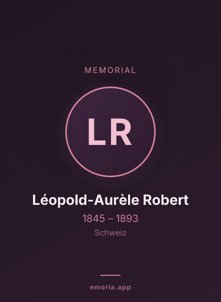 Memorial portrait of Léopold-Aurèle Robert