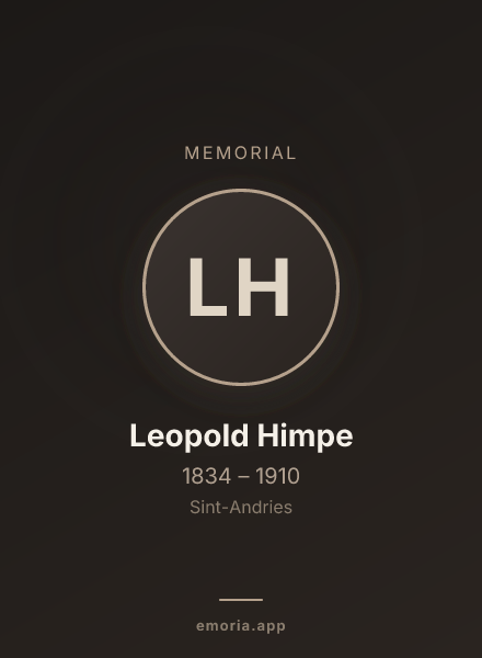 Memorial portrait of Leopold Himpe