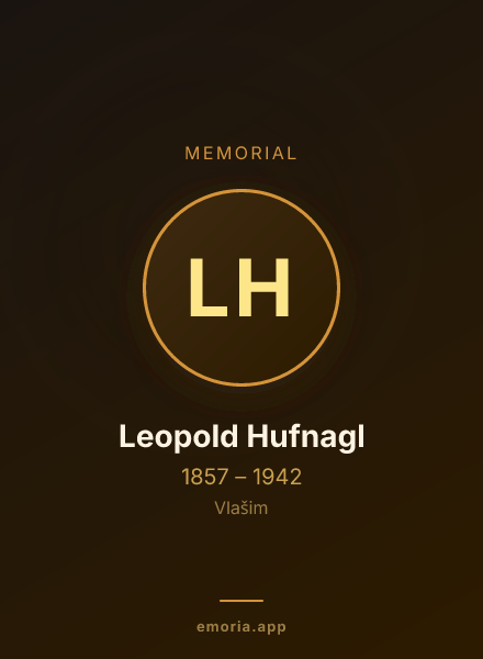Memorial portrait of Leopold Hufnagl