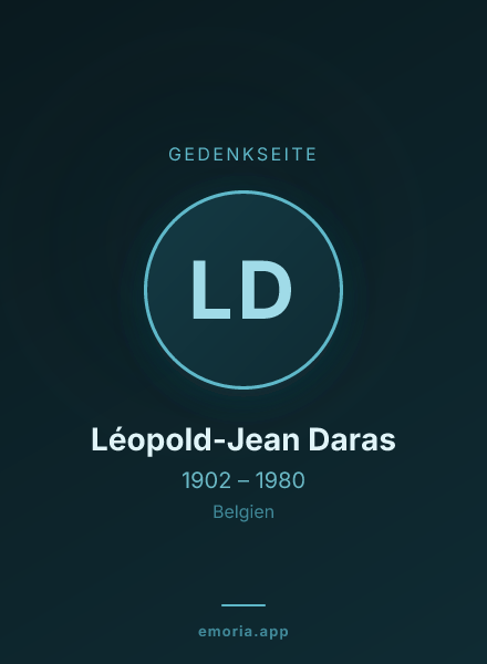 Gedenkportrait von Léopold-Jean Daras