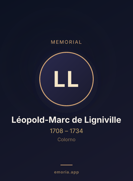 Memorial portrait of Léopold-Marc de Ligniville