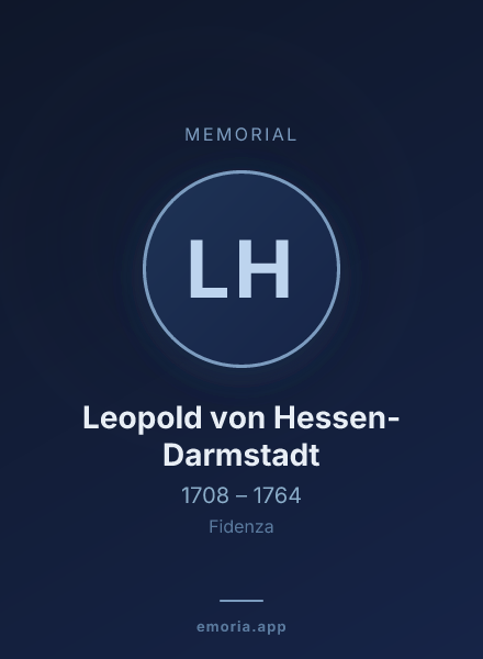 Memorial portrait of Leopold von Hessen-Darmstadt