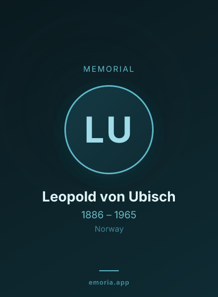 Memorial portrait of Leopold von Ubisch