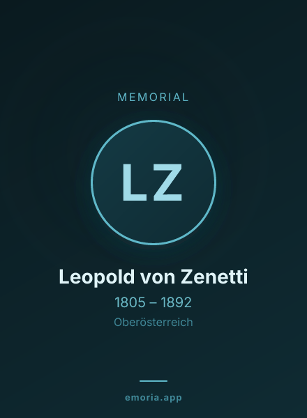 Memorial portrait of Leopold von Zenetti