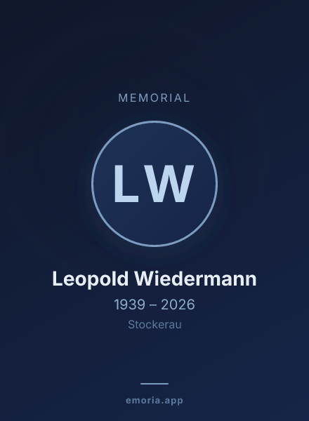 Memorial portrait of Leopold Wiedermann