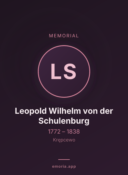Memorial portrait of Leopold Wilhelm von der Schulenburg
