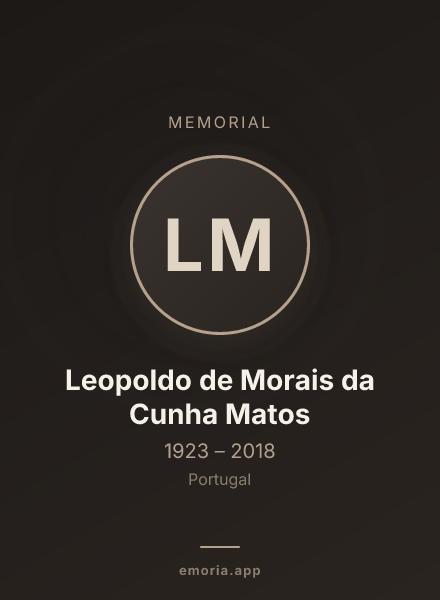 Memorial portrait of Leopoldo de Morais da Cunha Matos