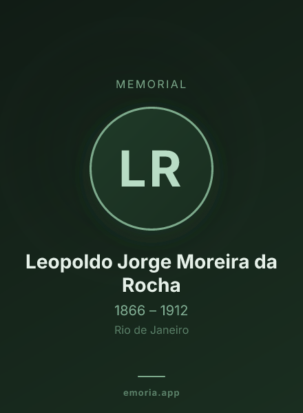 Memorial portrait of Leopoldo Jorge Moreira da Rocha