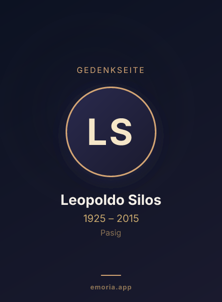 Gedenkportrait von Leopoldo Silos