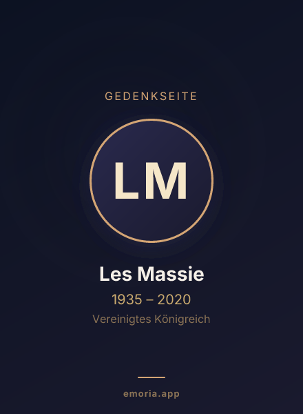 Gedenkportrait von Les Massie