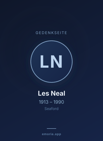 Gedenkportrait von Les Neal