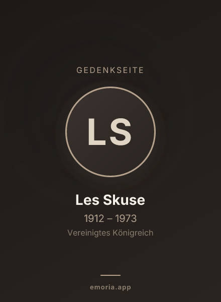 Gedenkportrait von Les Skuse