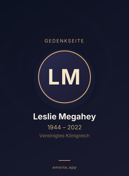 Gedenkportrait von Leslie Megahey