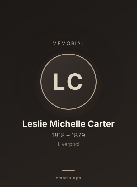 Memorial portrait of Leslie Michelle Carter