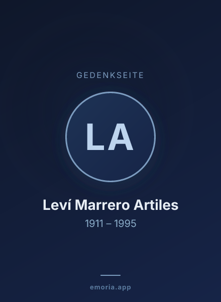 Gedenkportrait von Leví Marrero Artiles
