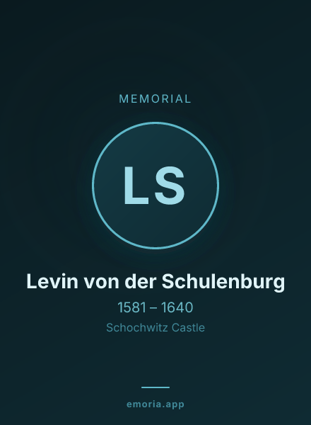 Memorial portrait of Levin von der Schulenburg