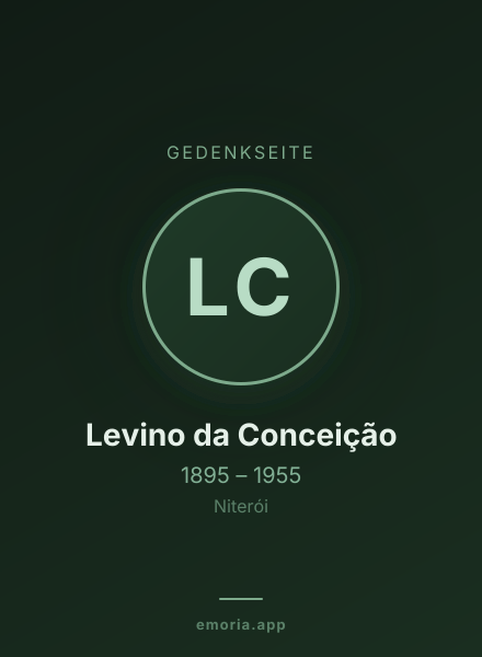 Gedenkportrait von Levino da Conceição