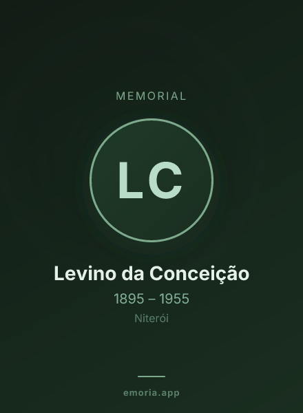 Memorial portrait of Levino da Conceição