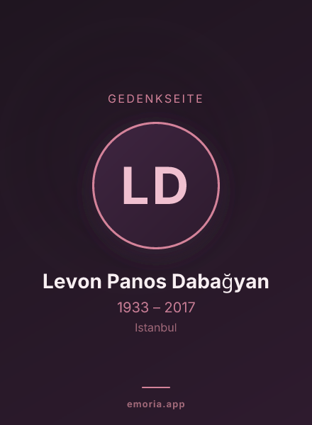 Gedenkportrait von Levon Panos Dabağyan