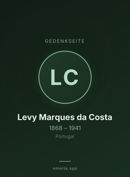 Gedenkportrait von Levy Marques da Costa