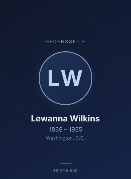 Gedenkportrait von Lewanna Wilkins