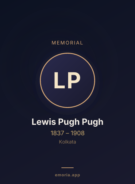 Memorial portrait of Lewis Pugh Pugh