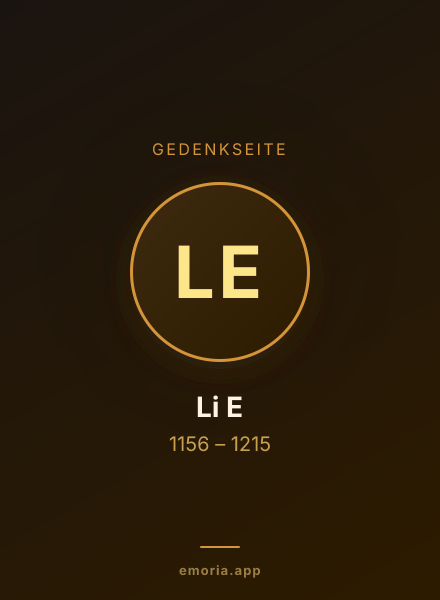 Gedenkportrait von Li E