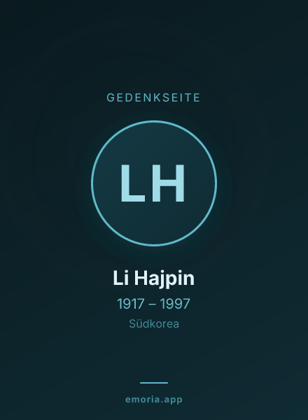 Gedenkportrait von Li Hajpin