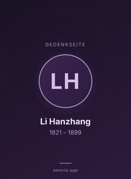 Gedenkportrait von Li Hanzhang