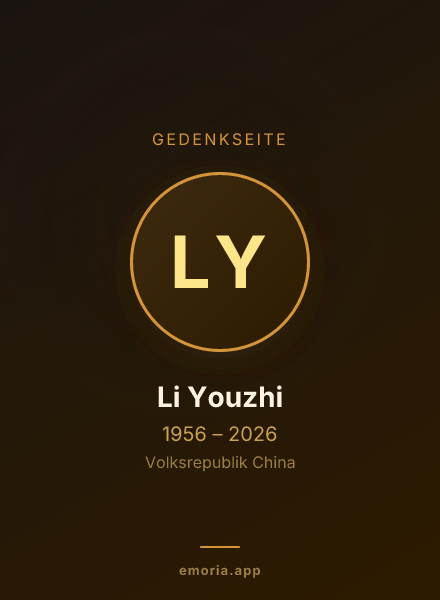 Gedenkportrait von Li Youzhi