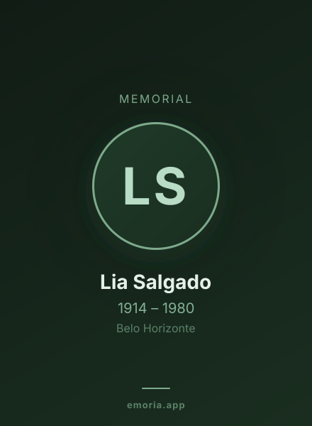 Memorial portrait of Lia Salgado