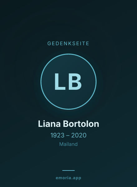 Gedenkportrait von Liana Bortolon