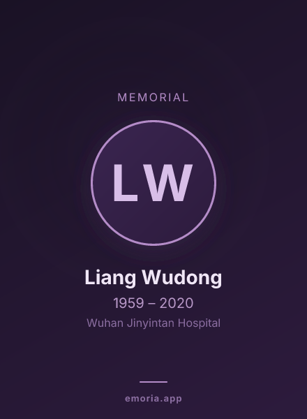 Memorial portrait of Liang Wudong