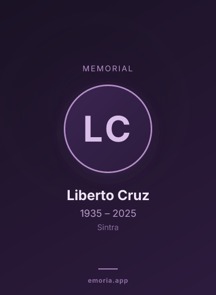 Memorial portrait of Liberto Cruz
