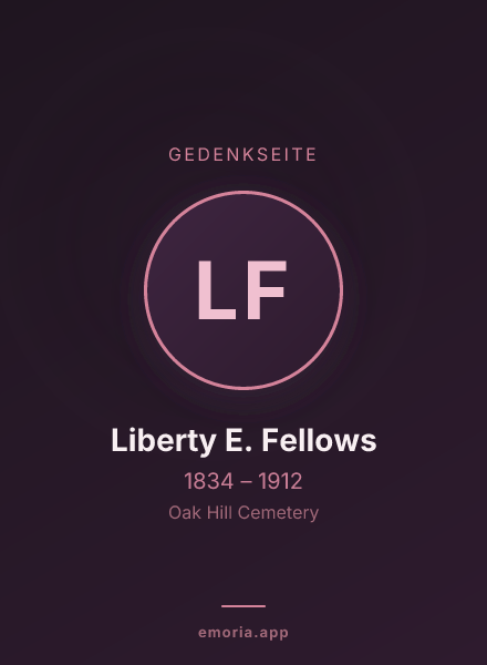 Gedenkportrait von Liberty E. Fellows