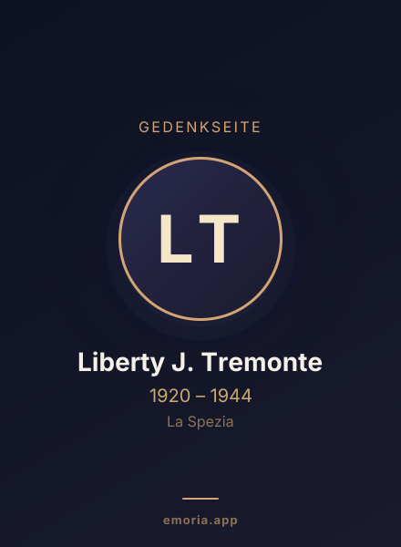 Gedenkportrait von Liberty J. Tremonte
