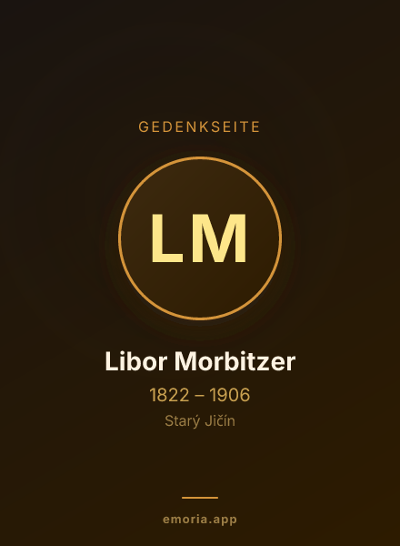 Gedenkportrait von Libor Morbitzer