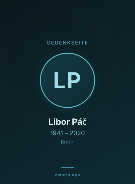 Gedenkportrait von Libor Páč