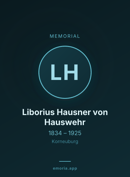 Memorial portrait of Liborius Hausner von Hauswehr
