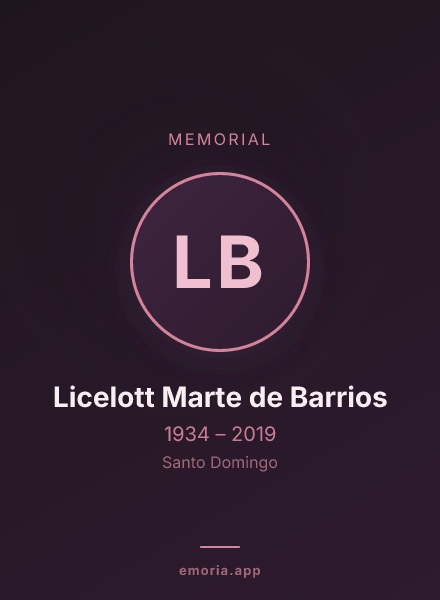 Memorial portrait of Licelott Marte de Barrios