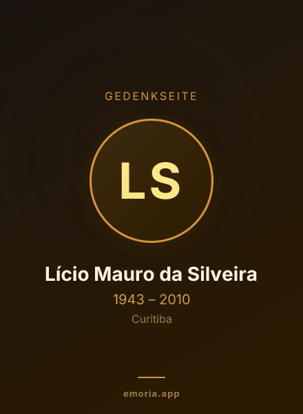 Gedenkportrait von Lício Mauro da Silveira