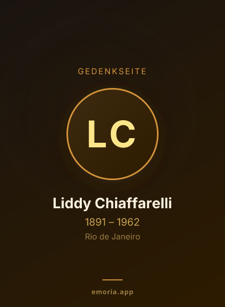 Gedenkportrait von Liddy Chiaffarelli