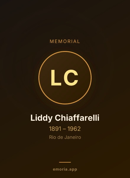 Memorial portrait of Liddy Chiaffarelli