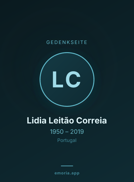 Gedenkportrait von Lidia Leitão Correia