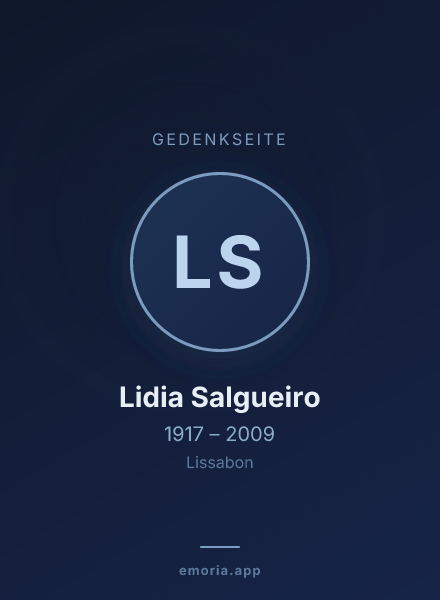Gedenkportrait von Lidia Salgueiro
