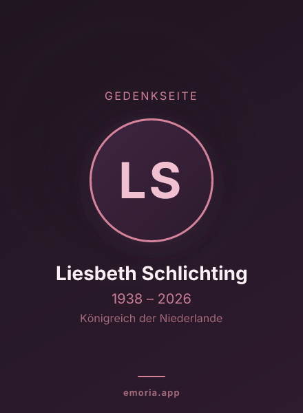 Gedenkportrait von Liesbeth Schlichting