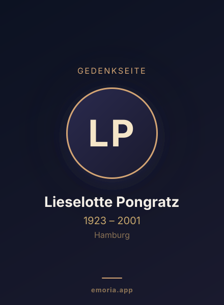 Gedenkportrait von Lieselotte Pongratz