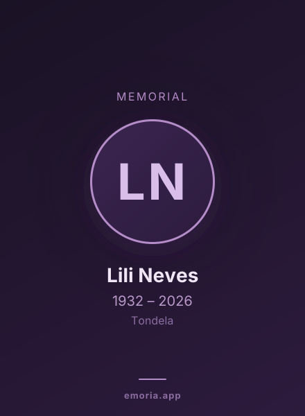 Memorial portrait of Lili Neves