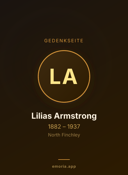 Gedenkportrait von Lilias Armstrong